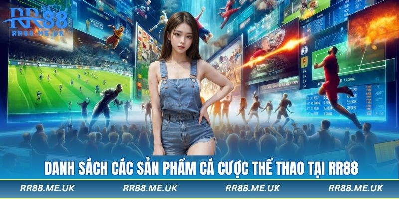 Danh sách các sản phẩm cá cược thể thao tại rr88